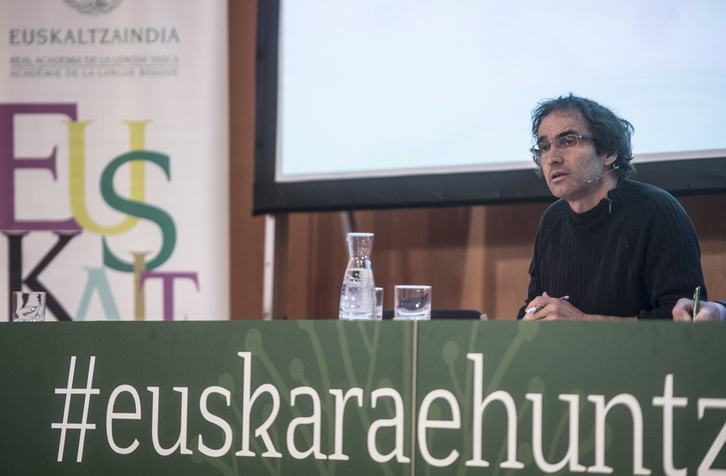 Jon Sarasua, gaur Iruñeko Baluarten. (Jagoba MANTEROLA/FOKU)