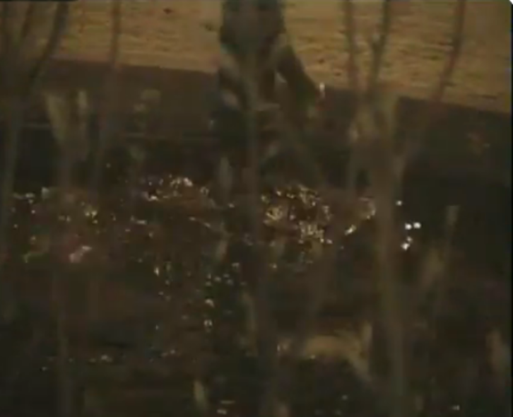 Imagen que difundió en Twitter la Policía Municipal de Iruñea.