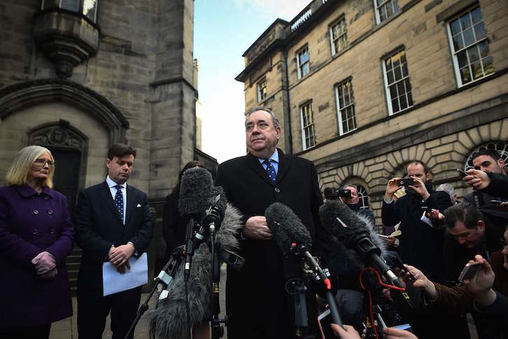 Alex Salmond, en una comparecencia hace dos semanas. ( ANDY BUCHANAN / AFP)