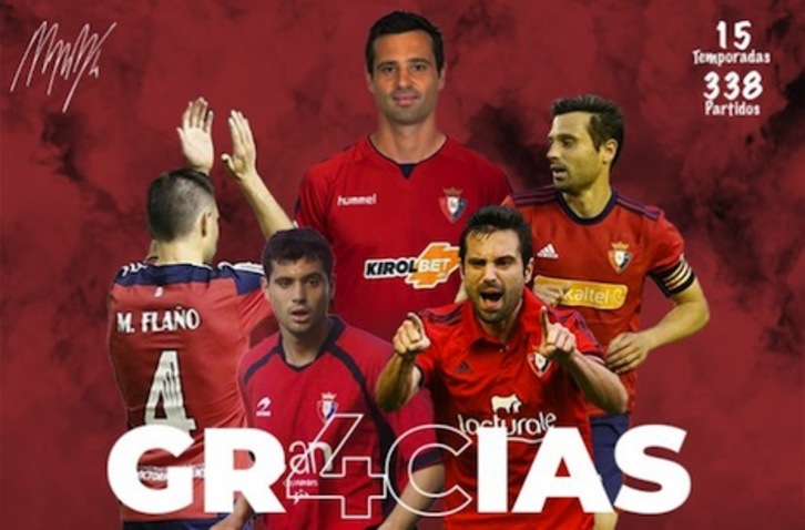 Montaje con imágenes de Miguel Flaño que ha realizado el club rojillo. (OSASUNA)