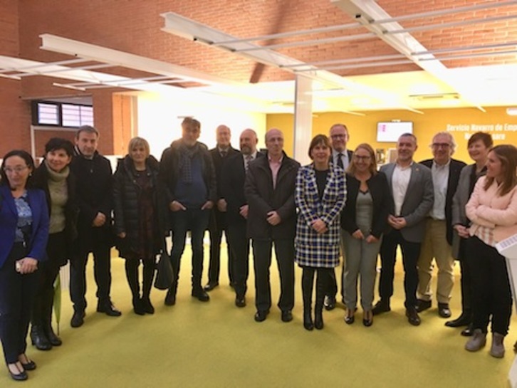 Inauguración de la nueva agencia de empleo integral de Iturrondo, en Burlata. (GOBIERNO DE NAFARROA)