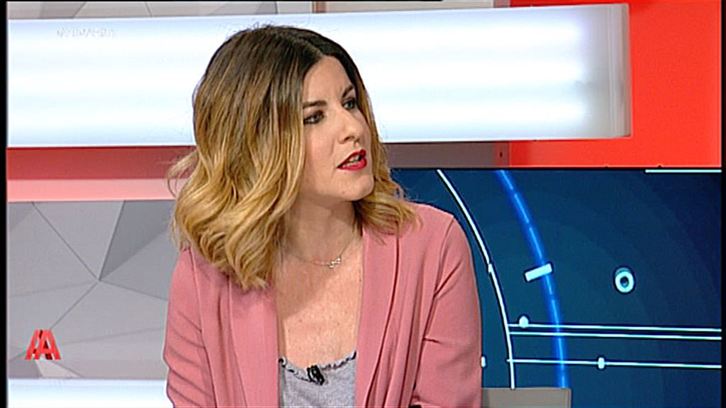 Irati Sarasua, conductora del debate "GARA, kinka larrian".