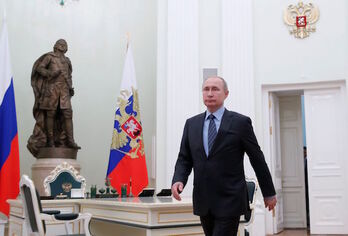 Putin, en una imagen de archivo. (Maxim SHEMETOV/AFP)