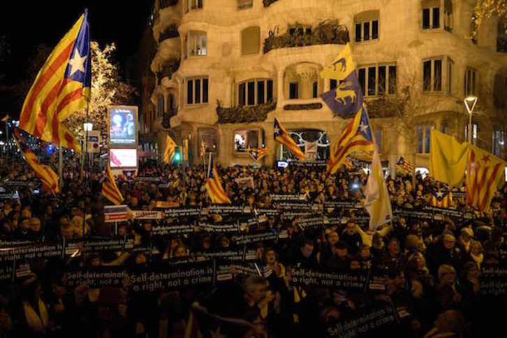 Movilización la pasada semana en Barcelona. ( LLUIS GENE / AFP)