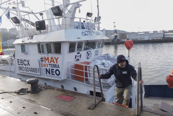 ‘Aita Mari’ ontzia, Pasaian. (Andoni CANELLADA/FOKU)