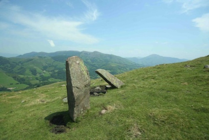 Menhir de Artxubieta Baztan. (GOBIERNO DE NAFARROA)