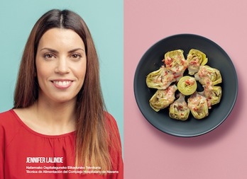 Cartel de la campaña que promociona el consumo de productos agroalimentarios navarros.