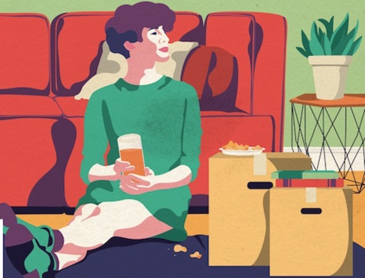 Uno de los carteles de la campaña EmanZipa del Gobierno de Nafarroa.