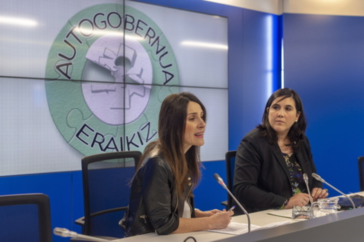 Bakartxo Tejeria eta Jone Berriozabal. (Jaizki FONTANEDA / FOKU)