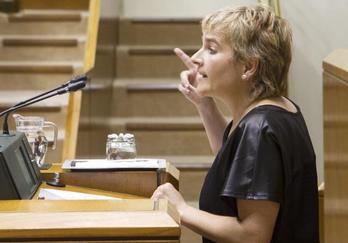 Rebeka Ubera, parlamentaria de EH Bildu. (@ehbildu_legebil)