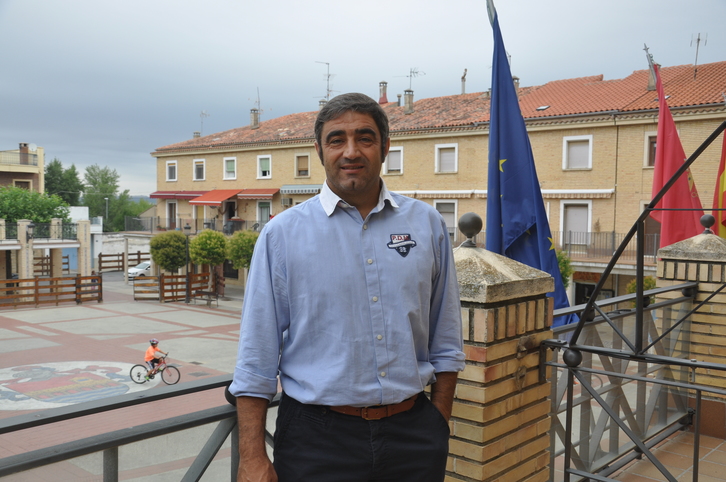 Aquilino Jiménez, alcalde de Caparroso. (Leire SEVILLANO)