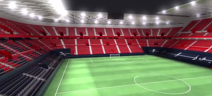 Proyecto Muro rojo para El Sadar.