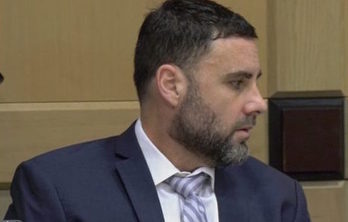 Pablo Ibar, en una de las sesiones del juicio. (PABLOIBAR.COM) 