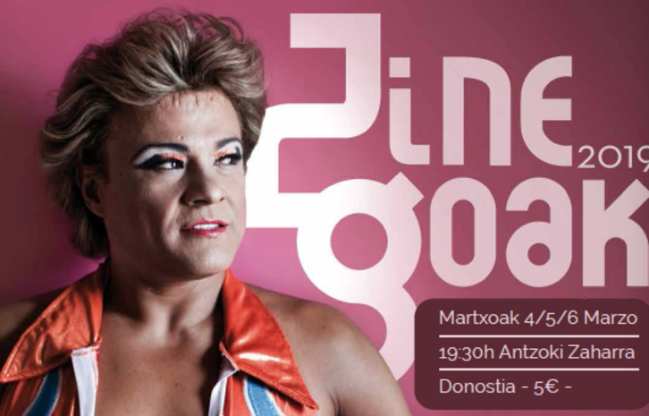 El festival Zinegoak reivindica en Iruñea visibilizar al colectivo gaylesbotrans.