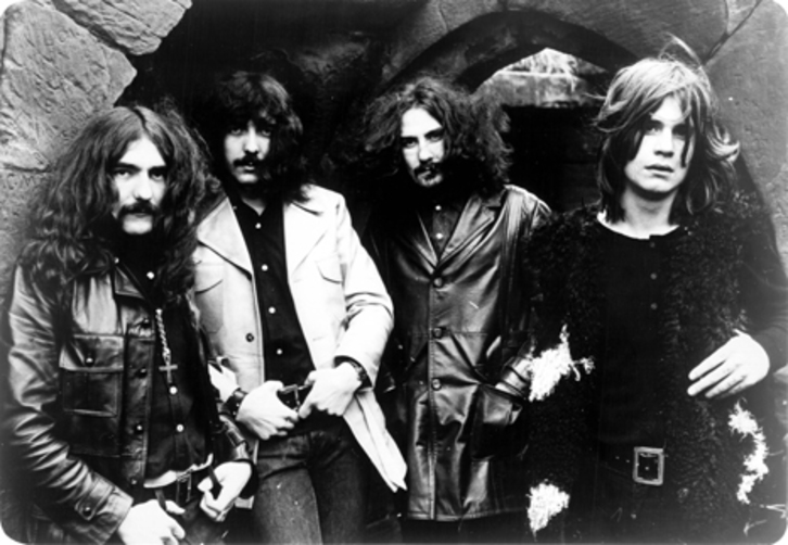 La formación inicial, y clásica, de Black Sabbath. (NAIZ)