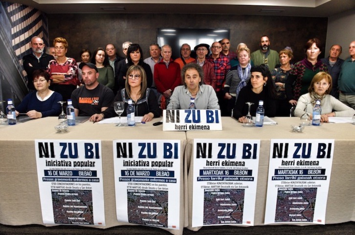 Presentación de la iniciativa popular NI ZU BI, en Bilbo. (Marisol RAMIREZ/FOKU)