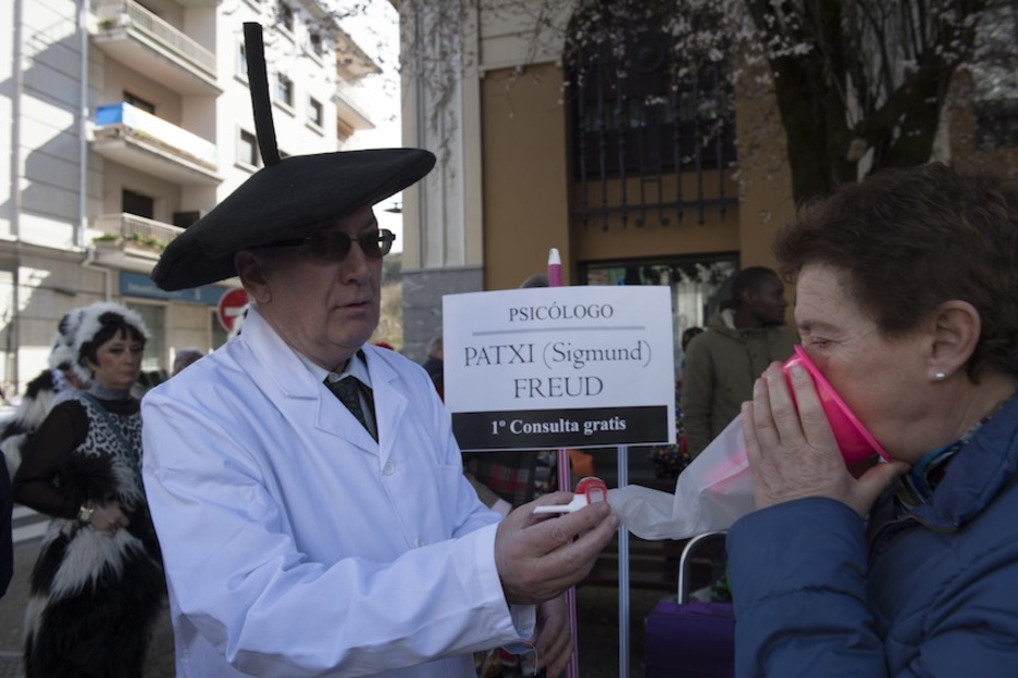 Ihauterizaleen osasun mentalak arduraturik dagoenik ere bildu da Tolosara. Juan Carlos RUIZ/FOKU