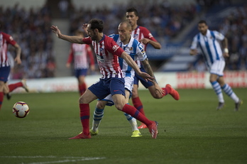A pesar de haberlo intentado, a la Real le ha faltado claridad en ataque. (Juan Carlos RUIZ/FOKU)