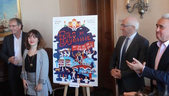 Marjorie Goarlardek eginiko diseinuak aurkeztuko ditu Baionako bestak. 