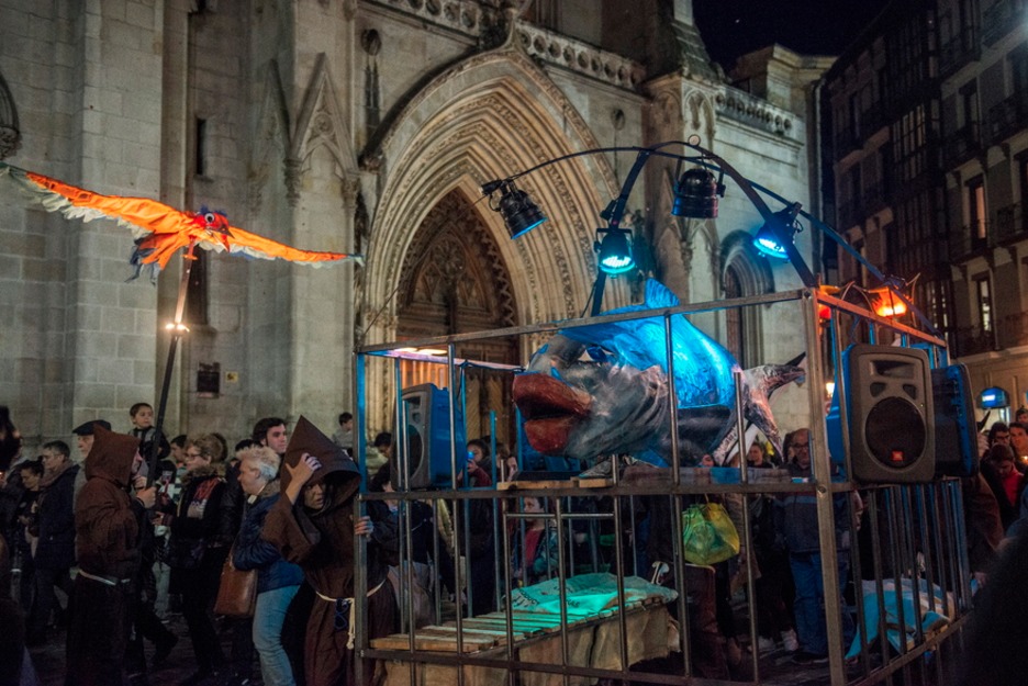 Sardina Alde Zaharreko kaleetatik. (Marisol RAMIREZ/FOKU).