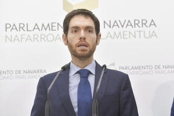 El portavoz de UPN, Sergio Sayas. (Idoia ZABALETA/FOKU)