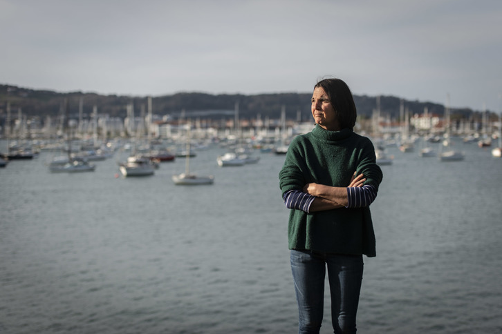 Larralde imparte actualmente cursos de pelota en Hendaia. (Guillaume FAUVEAU)