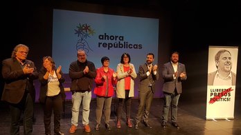 Presentación de la candidatura para las europeas en Madrid. (Mikel Arreseigor)
