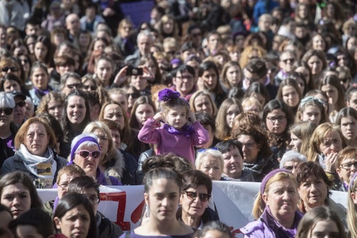 Movilización del 8M en Donostia (Jon URBE/FOKU)