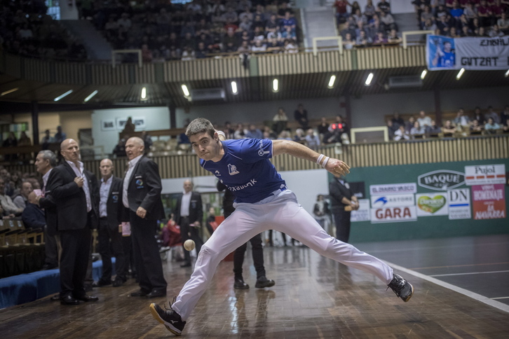 Irribarriak oso partida serioa jokatu du (Gorka RUBIO/FOKU)