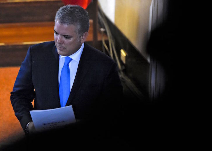 Iván Duque, presidente de Colombia. (Juan BARRETTO/AFP)