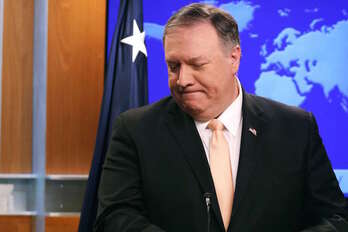 Mike Pompeo, secretario de Estado de EEUU. (Chip SOMODEVILLA/AFP)
