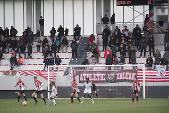 Partido entre Athletic y Madrid en Lezama. (Gorka RUBIO / FOKU)