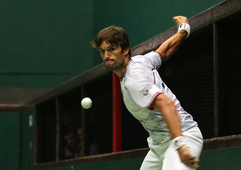 Christophe Cigarroa jouera en finale ce week-end à Irissarry. © Bob EDME