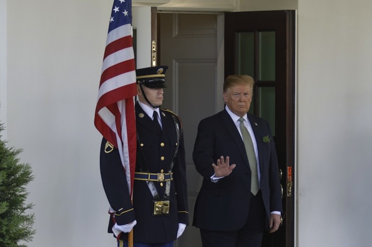 Donald Trump, en la Casa Blanca. (Tom BRENNER / AFP)