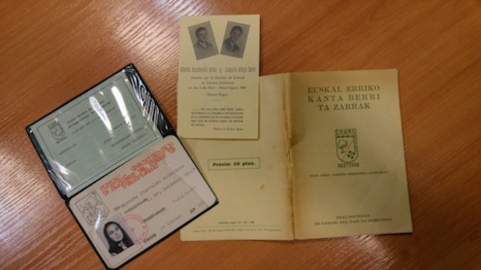 Varios documentos de la época. (Cedida EUSKO BAZTERRA)