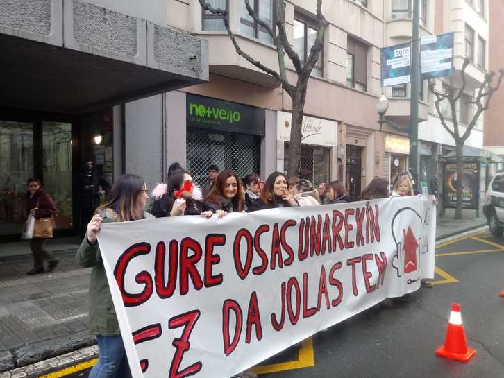 Movilizaciones de trabajadoras en Homeserve.