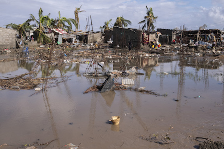 Imagen de destrucción de Beira, la cuarta ciudad más grande de Mozambique. Wikus de WET | AFP