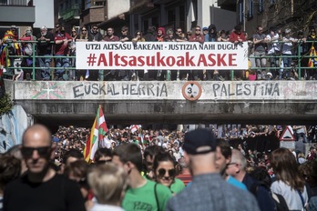Imagen de la entrada de Altsasu. (Jon URBE / FOKU)
