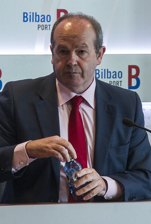 Ricardo Barkala, presidente del puerto de Bilbo. (Luis JAUREGIALTZO / FOKU)