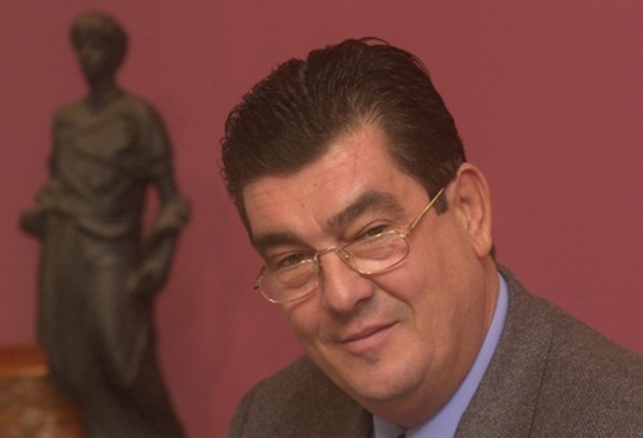 El expresidente de Osasuna Javier Miranda ha fallecido a los 65 años. (Jagoba MANTEROLA/FOKU)