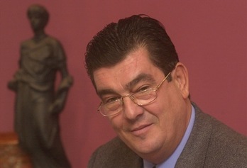 El expresidente de Osasuna Javier Miranda ha fallecido a los 65 años. (Jagoba MANTEROLA/FOKU)