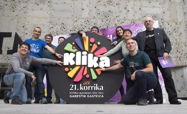 Korrikaren 21. edizioaren aurkezpena ekitaldia.