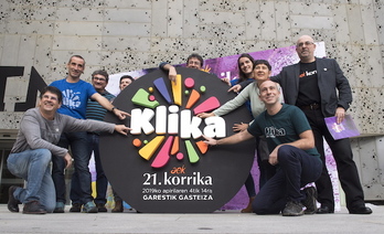 Korrikaren 21. edizioaren aurkezpena ekitaldia.