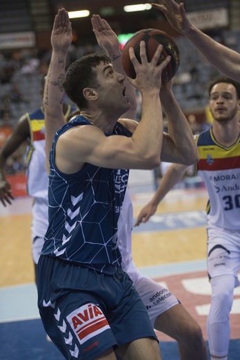 Blagota Sekulic ha sido el único recurso ofensivo de Delteco GBC (Juan Carlos RUIZ / FOKU)
