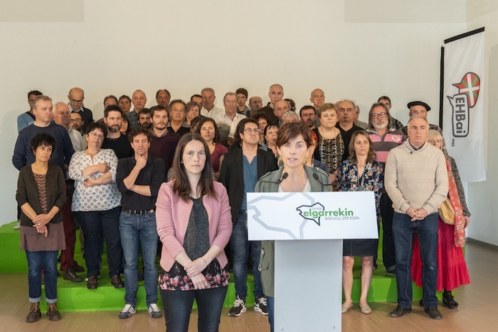 Letizia Navarron eta Anita Lopepe, EHBaiko ordezkariak. (@Guillaume FAUVEAU)