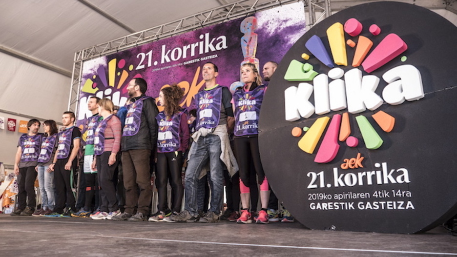 Korrika hasierako ekitaldia. (Jagoba MANTEROLA/FOKU) Korrika hasierako ekitaldia. (Jagoba MANTEROLA/FOKU)