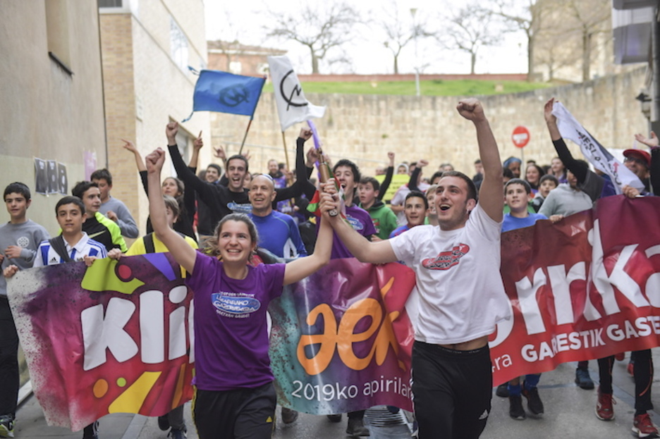 Korrika, Lizarran. (Idoia ZABALETA/FOKU) Korrika, Lizarran. (Idoia ZABALETA/FOKU)