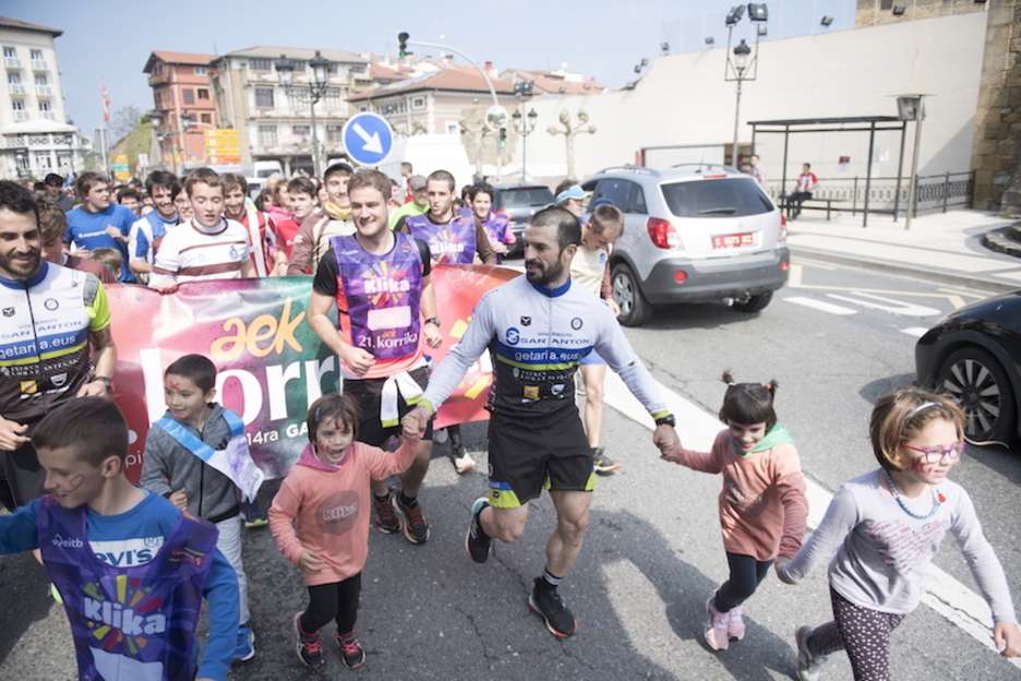 Abandonando Getaria. (Gorka RUBIO / FOKU) Abandonando Getaria. (Gorka RUBIO / FOKU)
