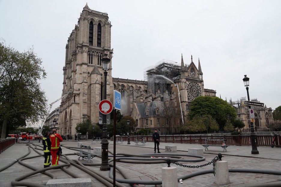 Vista de la catedral desde uno de los laterales. (Zakaria ABDELKAFI / AFP) Vista de la catedral desde uno de los laterales. (Zakaria ABDELKAFI / AFP)
