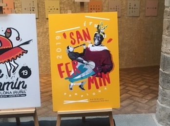 Imagen del cartel cuya retirada a solicitado Navarra Suma a la Junta Electoral.